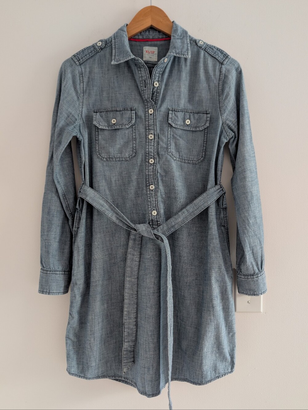 3/$30 Cotton Button Down Tunic Dress